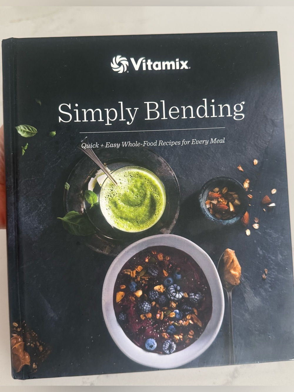 Vitamix Simply Blending Cookbook - Black hardcover